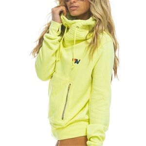 Aviator nation Yellow ninja hoodie - xs